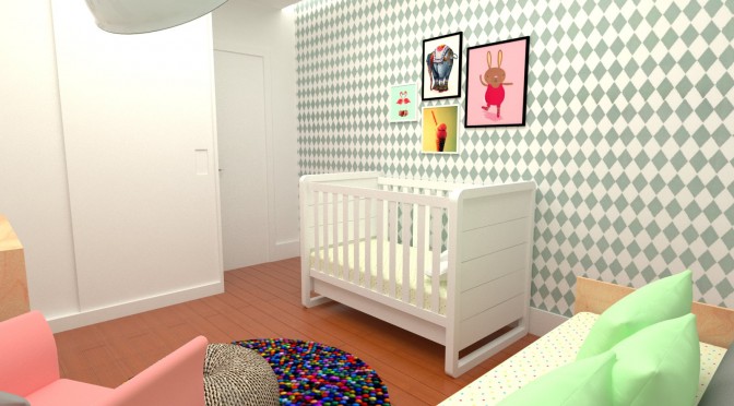 Projeto de quarto de bebê da Elefante Design