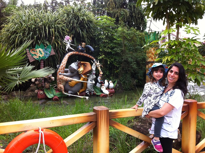 Atração Crazy River Madagascar no Beto Carrero World